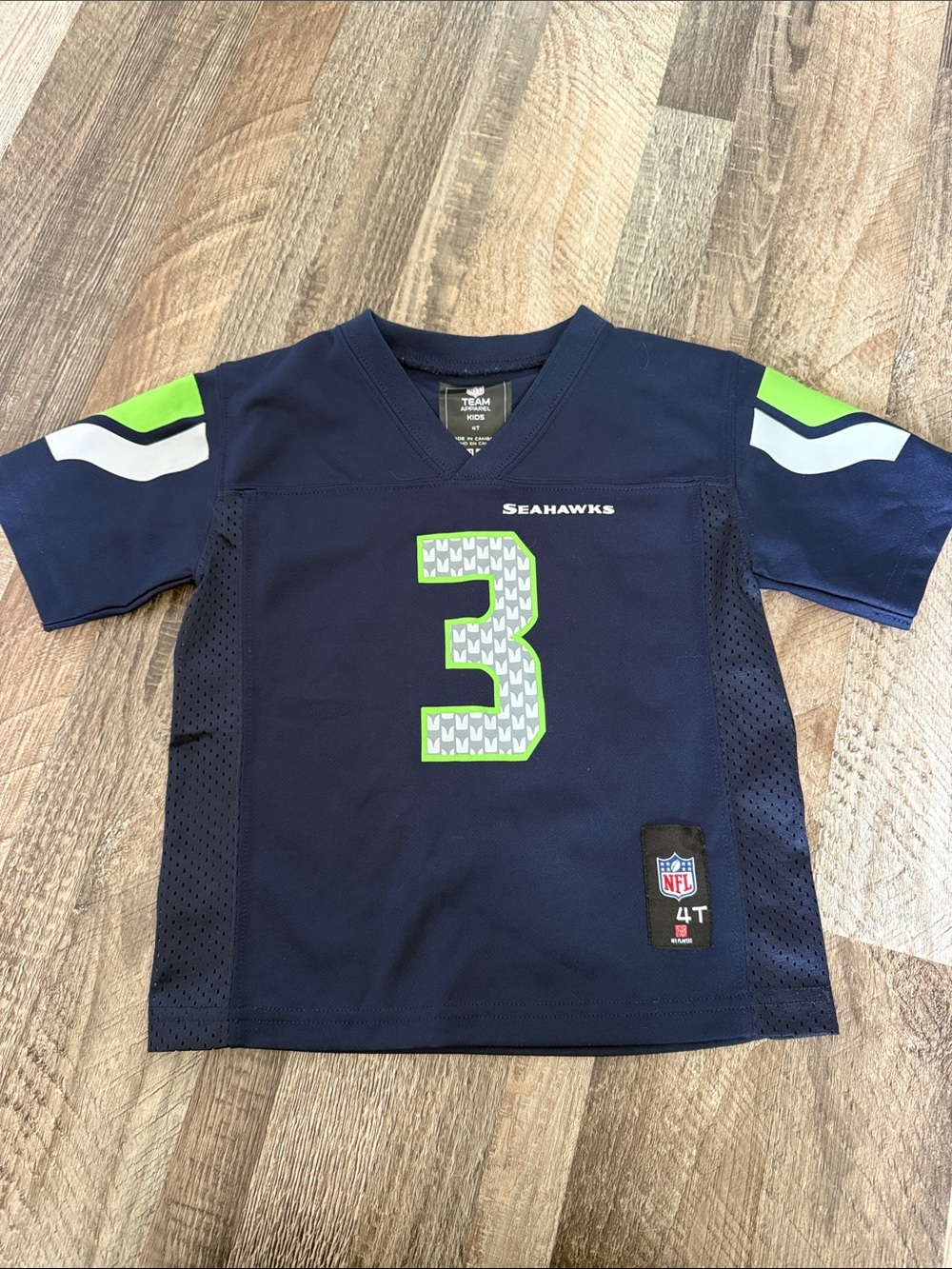 Wilson Seahawks Jersey 4T